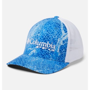 Columbia Muške Kape - PFG Camo Mesh Ball Plave | XSMB-15893